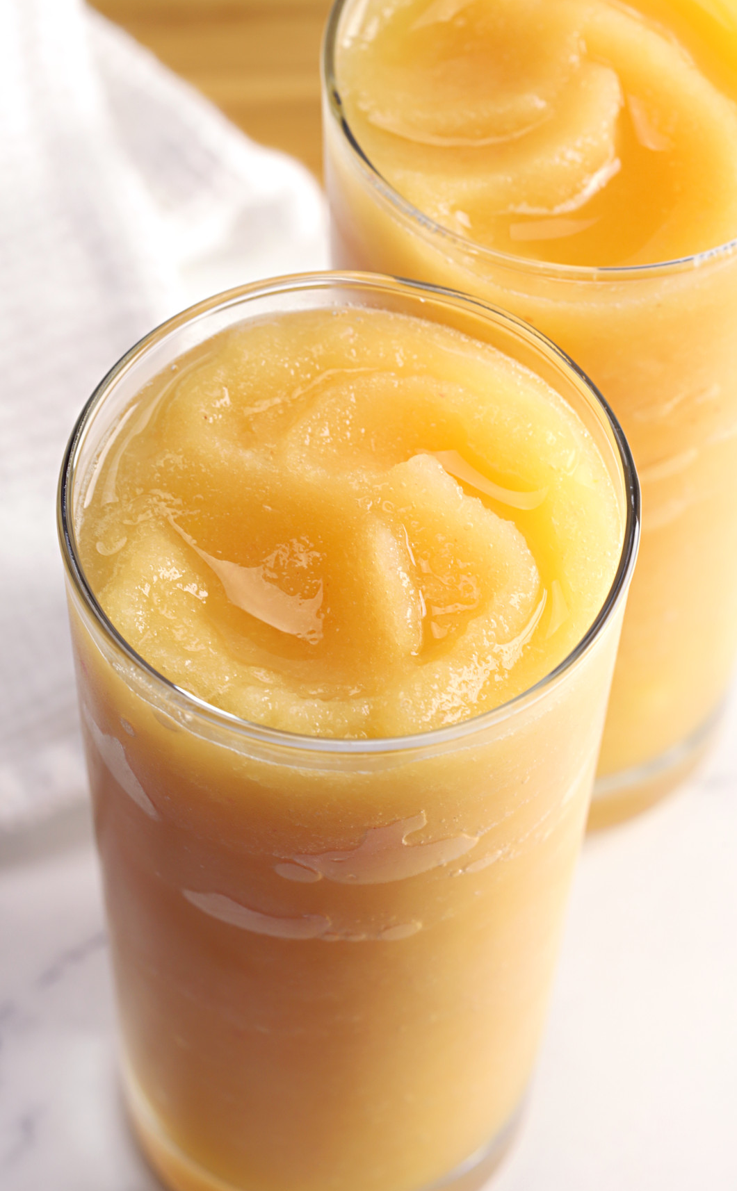 Peach Lemonade Slushie
