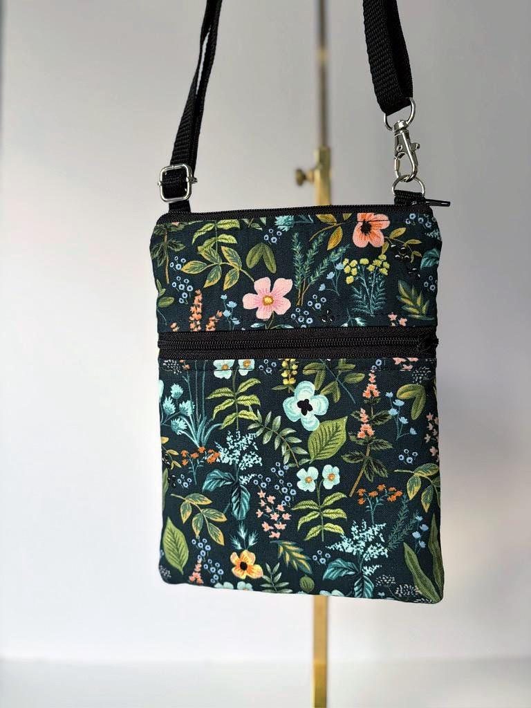 Small Crossbody Bag – Herb Garden (Dark), photo 3 of 7