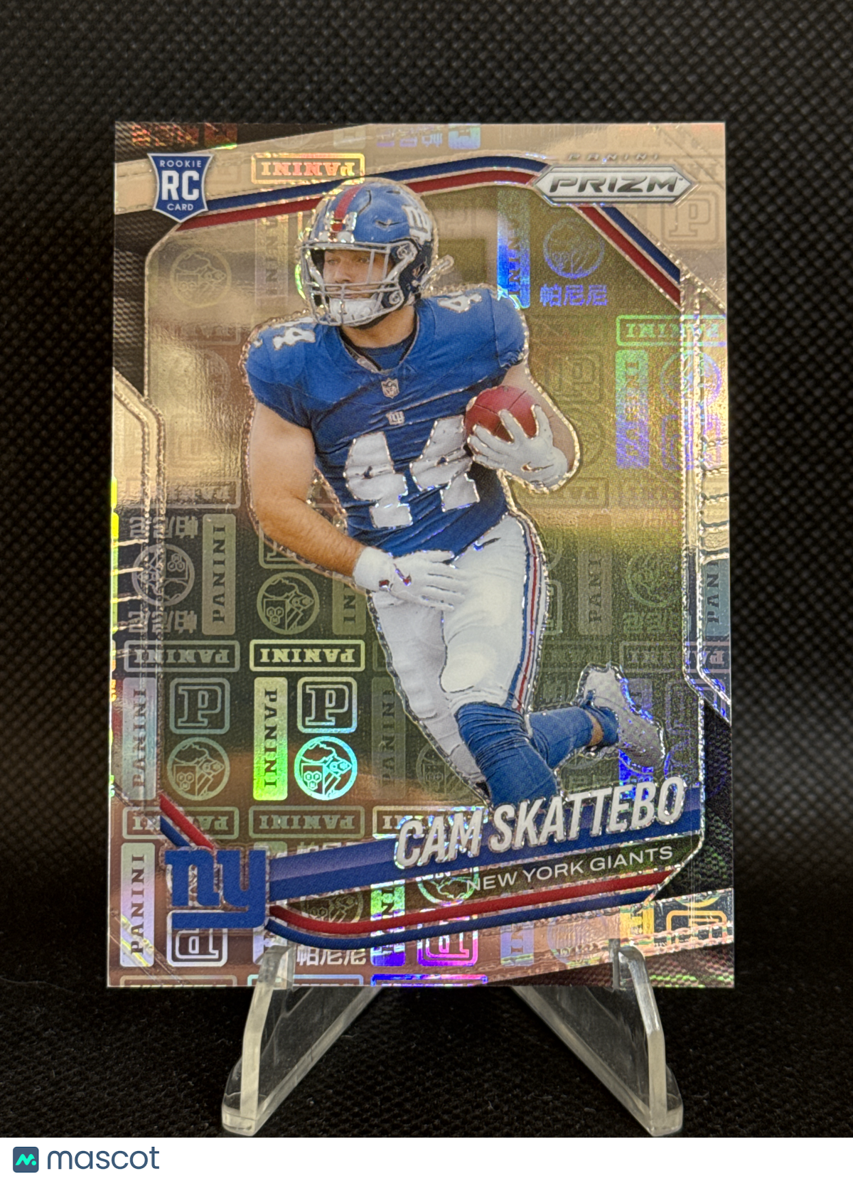 2025 Panini Prizm Cam Skattebo panini logo /20