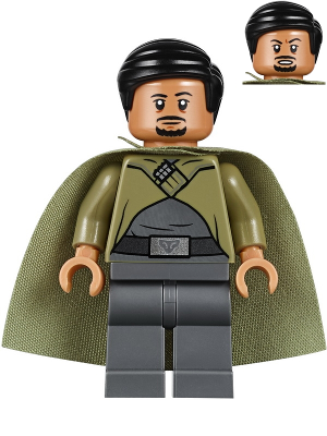sw1037 Bail Organa - Olive Green Cloak