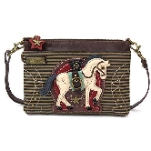 Chala Mini Crossbody/Purse with Convertible Strap Stylish, Compact, Versatile - Horse Gen II