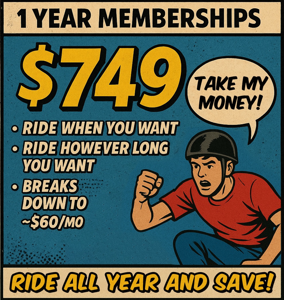 Year Pass Special from Empire Skatepark