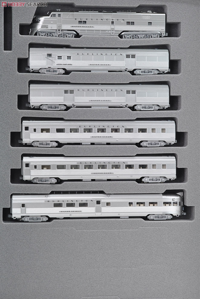 Kato CB&Q EMD ZEPHYR 6 PK N scale