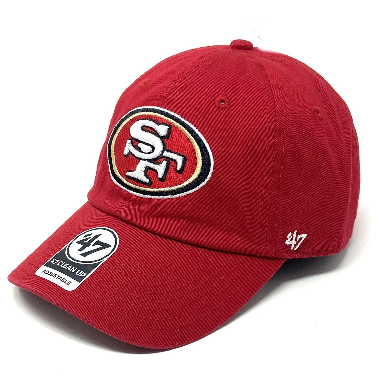 San Francisco 49ers Red Cleanup '47 Brand Adjustable Hat