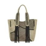 American West 1752915 Gypsy Patch Large Zip-Top Tote Bag