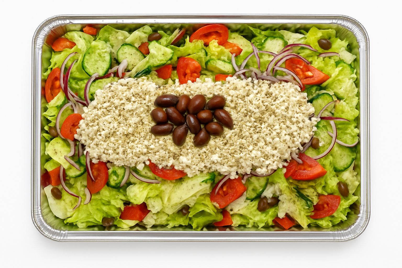 CATERING GREEK SALAD (Serves 22 - 24 Guests)