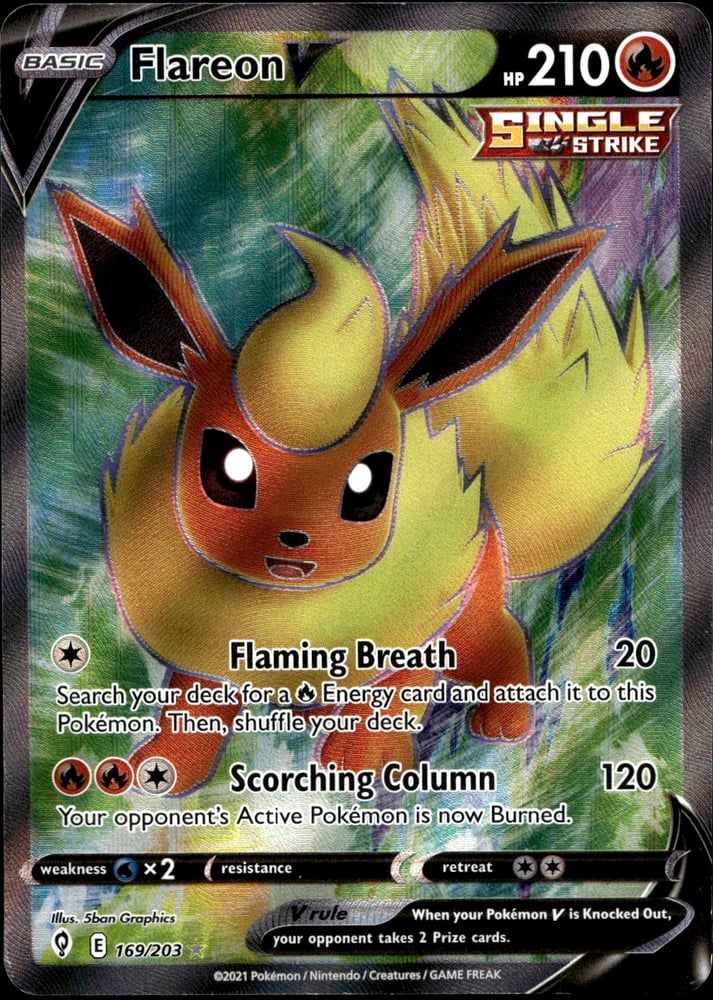 Flareon V - SWSH7 169/203