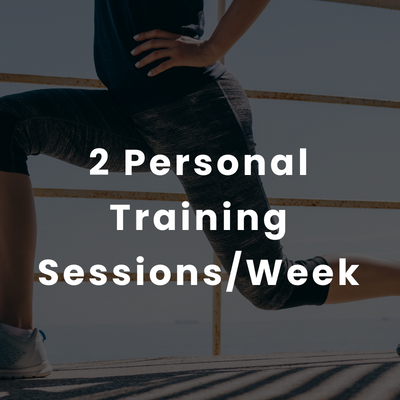 4 Weeks of 2 Sessions Per Week of Personal Training