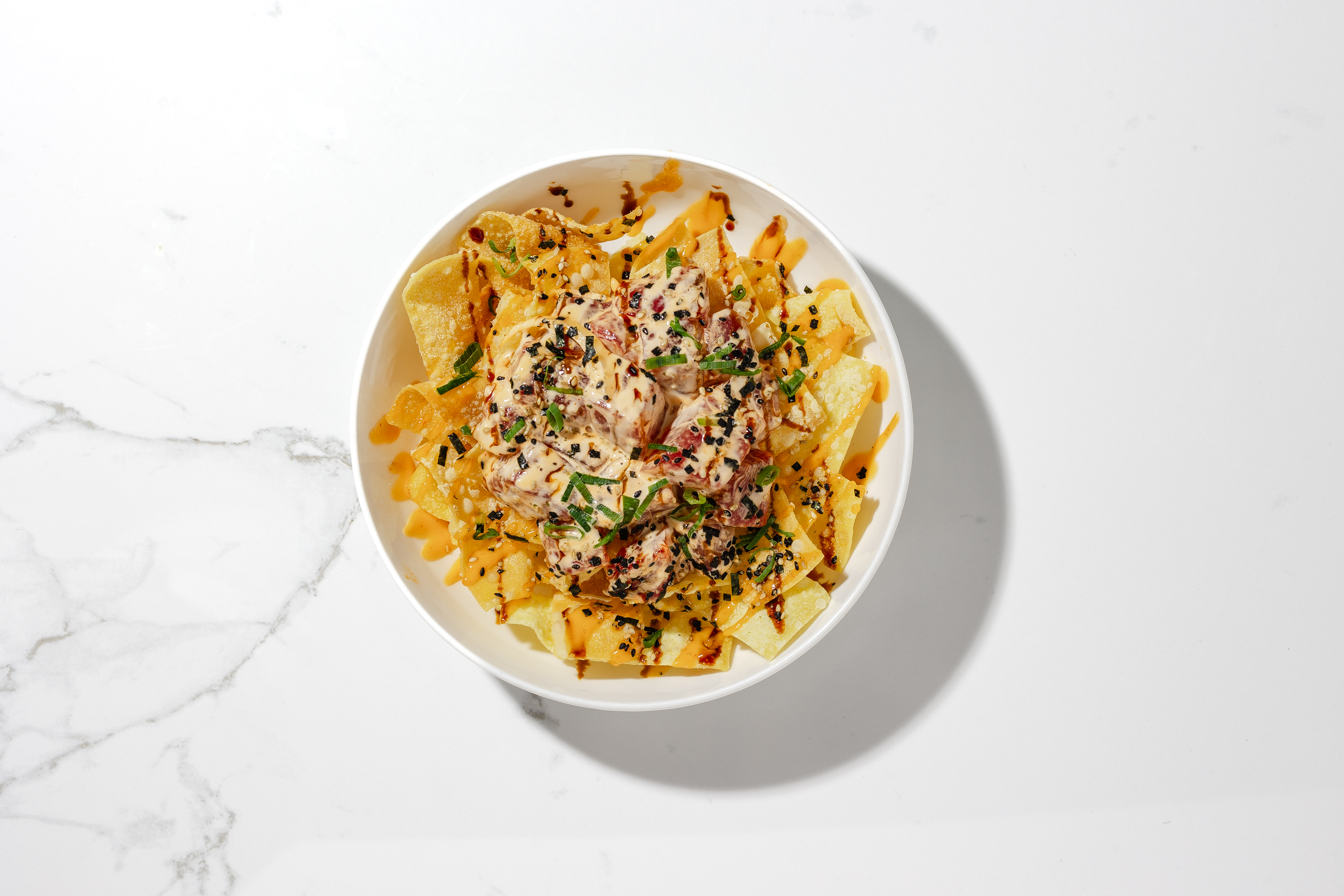 Hurricane Poke Nachos