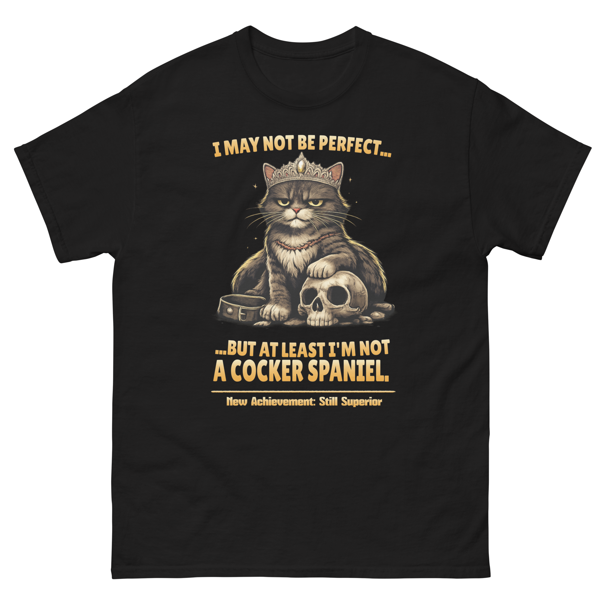 Achievement Unlocked: Still Superior Cat Shirt (Men's T-Shirt)