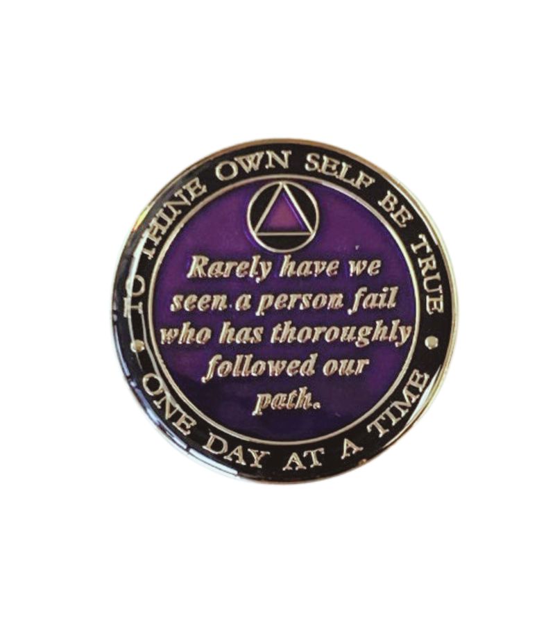Bill and Bob Purple Black and Gold Triplate