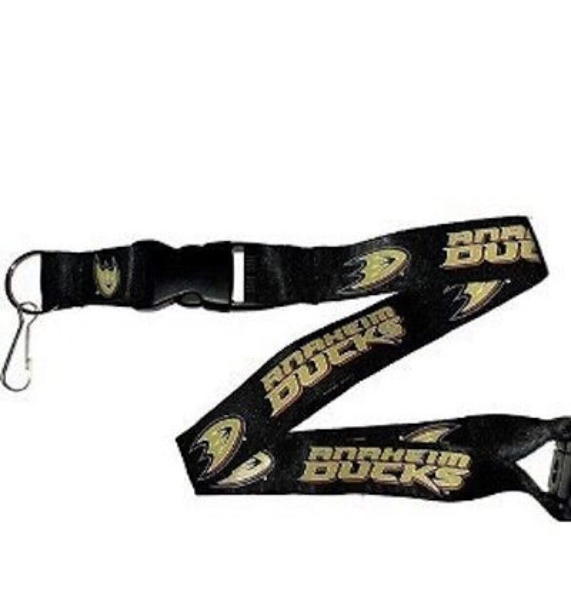 Anaheim Ducks Retro Black Lanyard