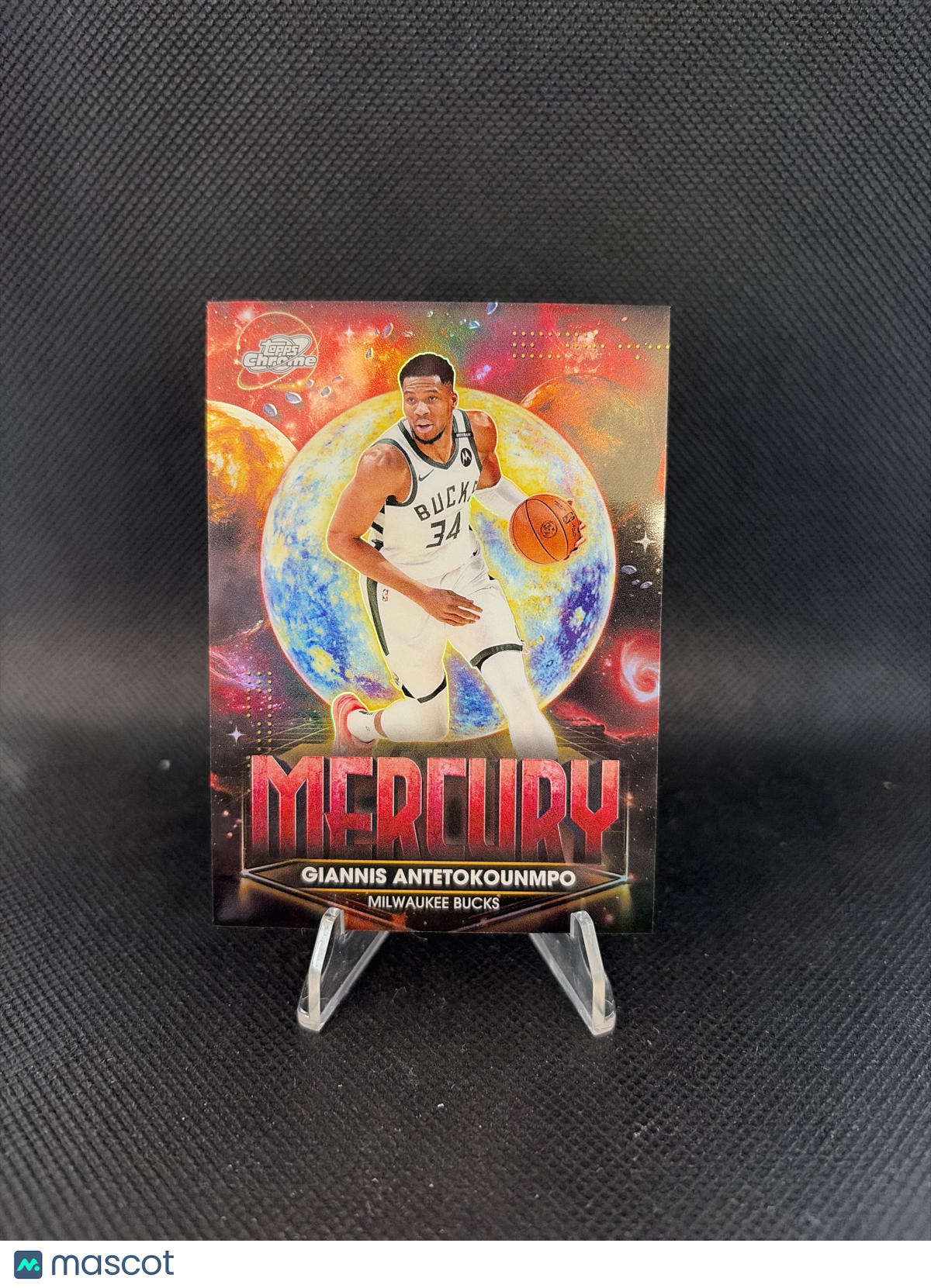 2026 Topps Chrome Cosmic Planetary Pursuit Mercury Giannis Antetokounmpo SSP