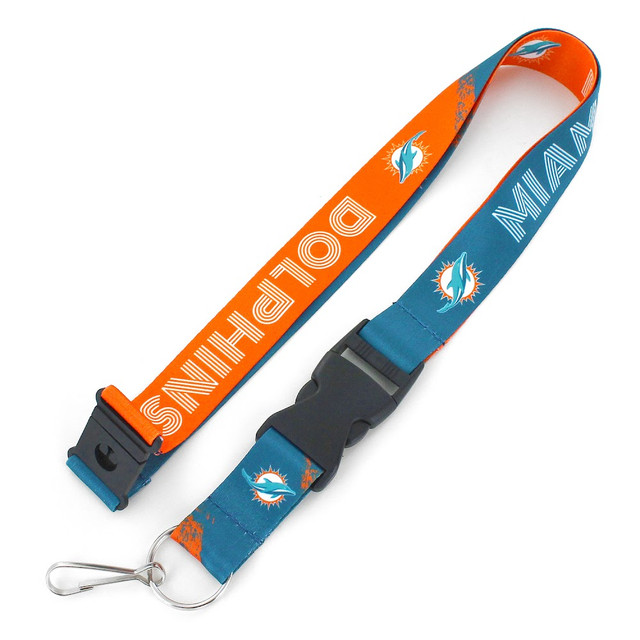 Miami Dolphins Crossfade Lanyard