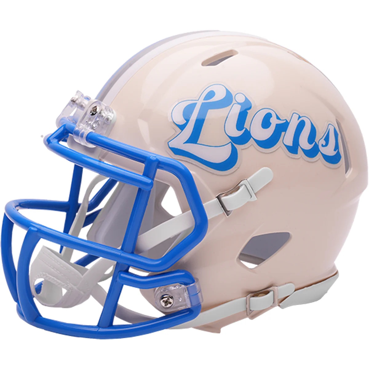 Detroit Lions Retro Style Riddell Speed Mini Helmet