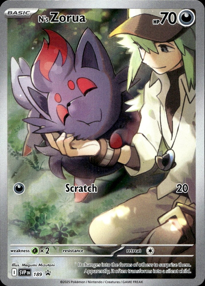 N's Zorua - SVP 189/225