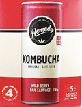 Remedy Kombucha- Wild berry