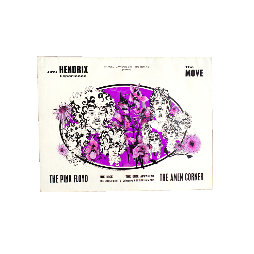 Jimi Hendrix -- 1967 UK Tour [Program]