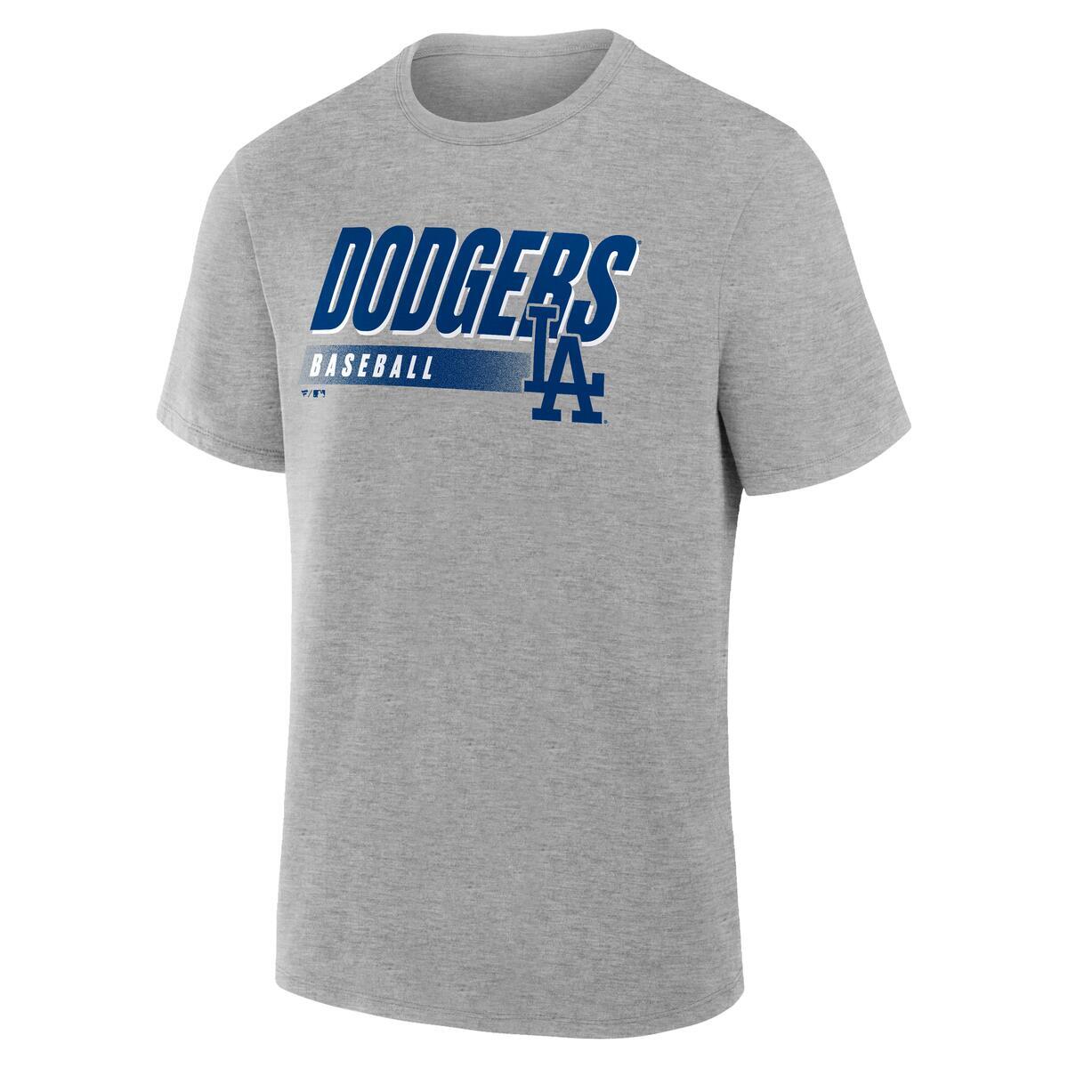 Los Angeles Dodgers Grey Steal First Fanatics LSG Shirt