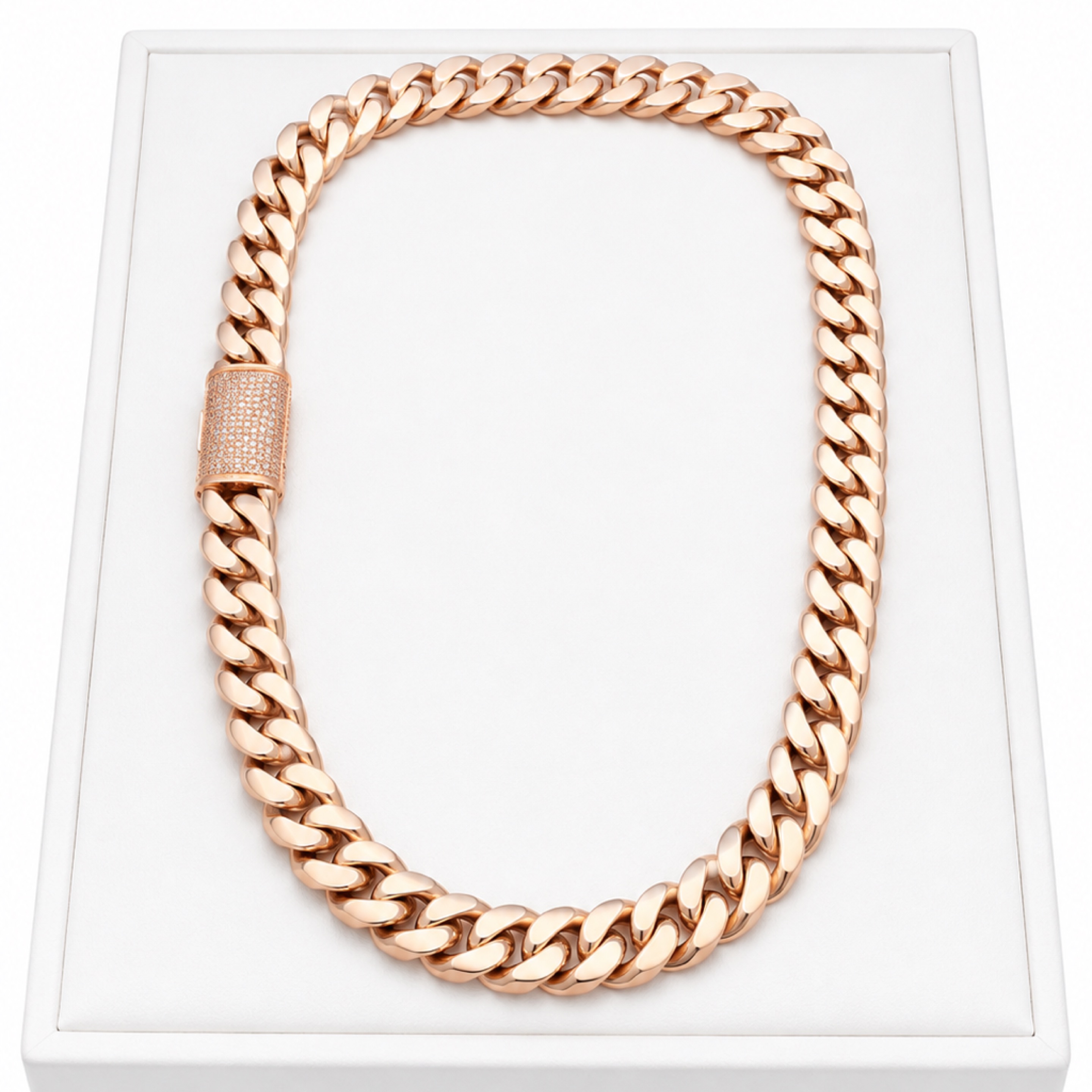 26” Rose Gold Cuban Chain / 20mm