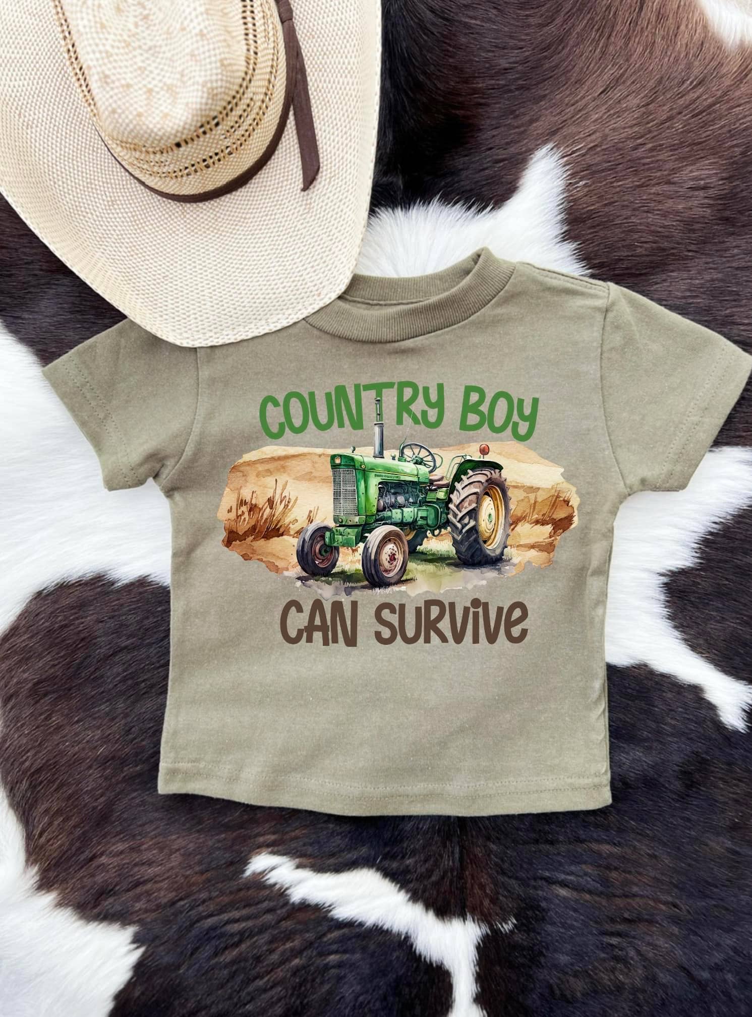 Country Boy Can Survive S/S T-shirt