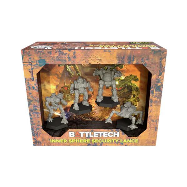 BattleTech: Inner Sphere Security Lance Miniatures Pack