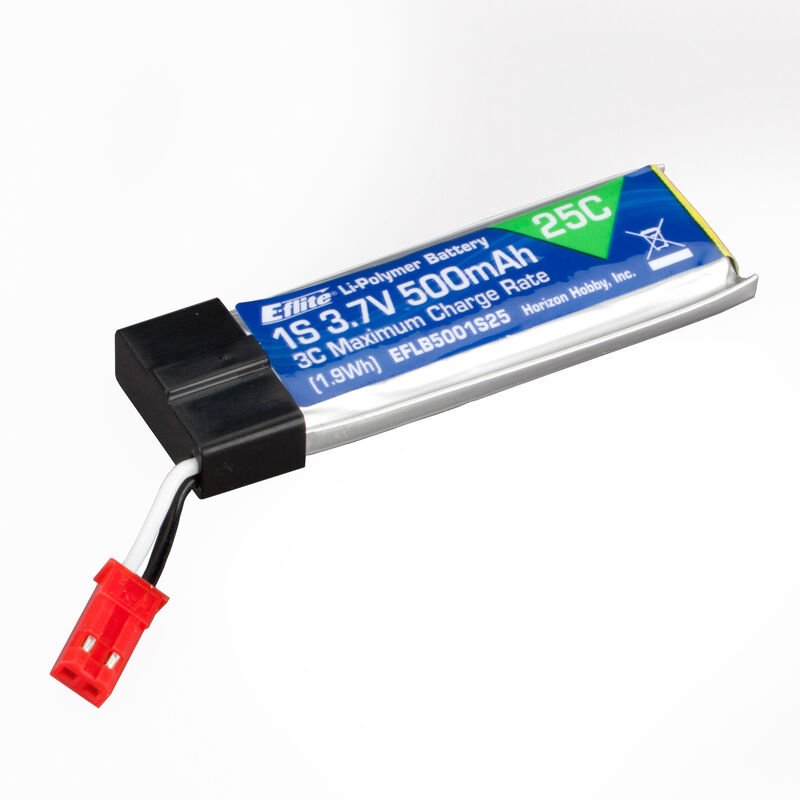 1S 3.7v 500mah 25c Battery