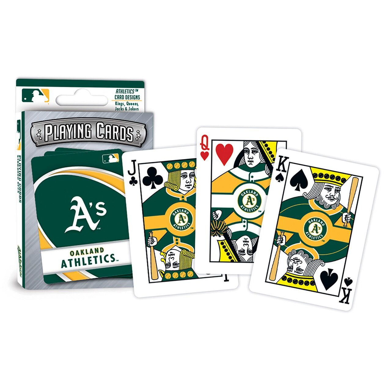 Oakland Athletics Logo Playing Cards