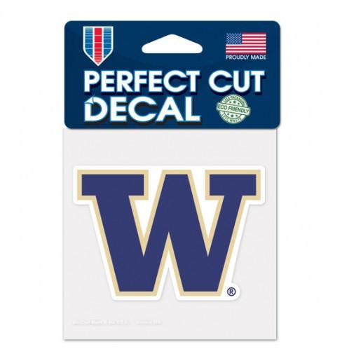 Washington Huskies Perfect Cut Decal 4x4"