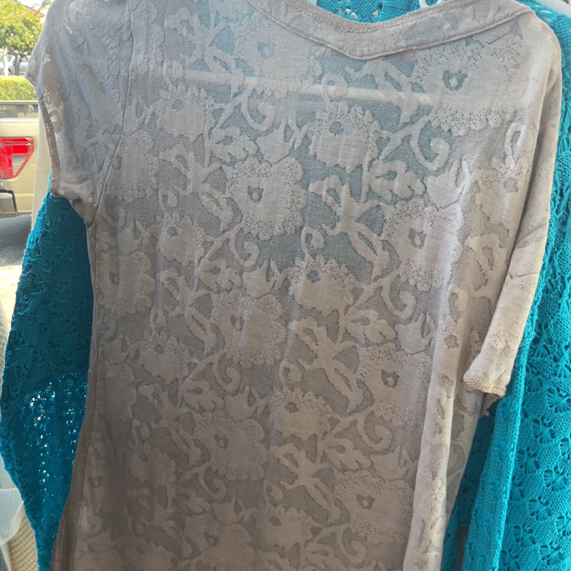 Tandem Floral Embossed Top