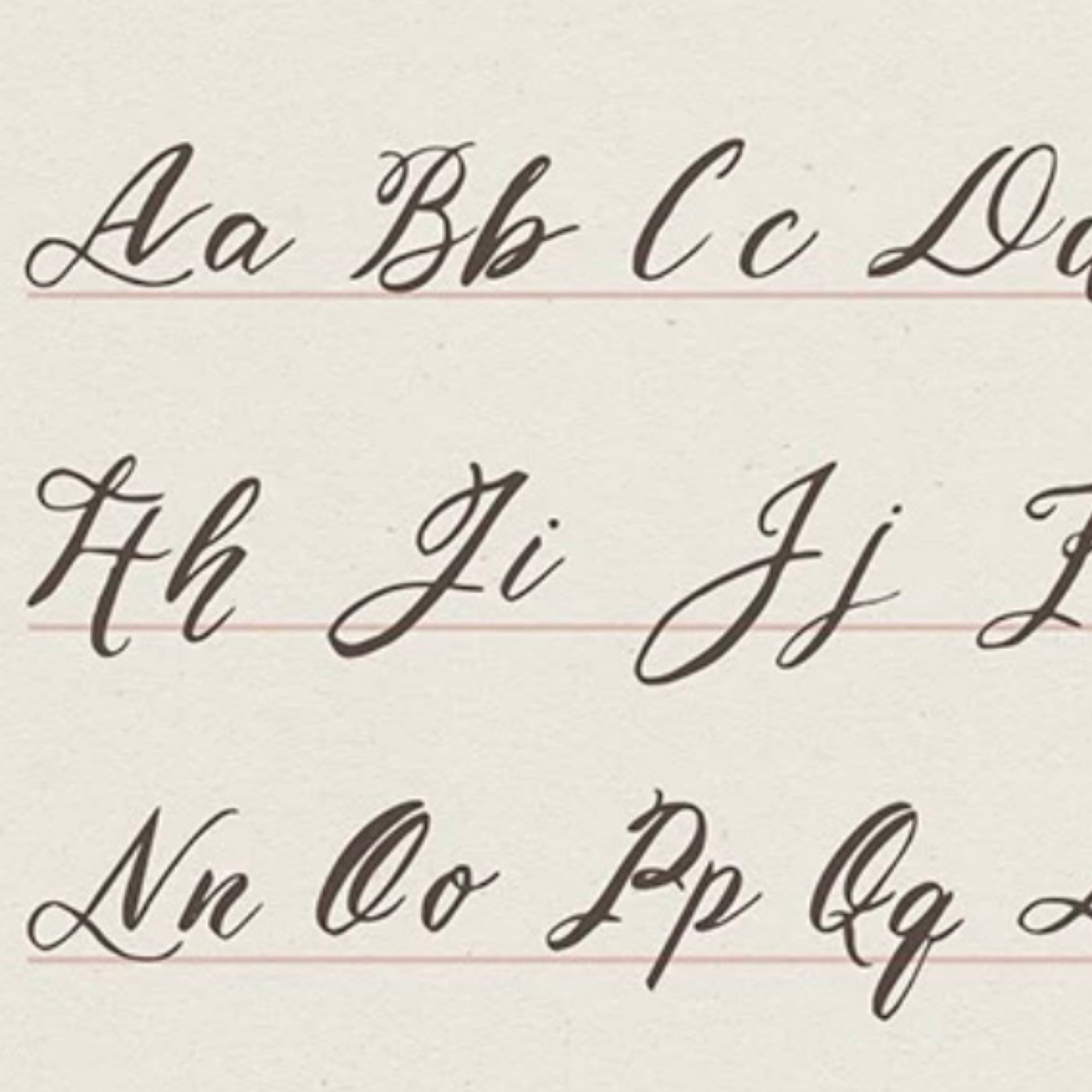 Calligraphy II (must have attended Intro to Calligraphy)