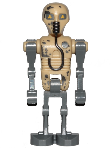sw0936 2-1B Medical Droid - Dotted Badge and Peeling Paint Pattern (Tan)