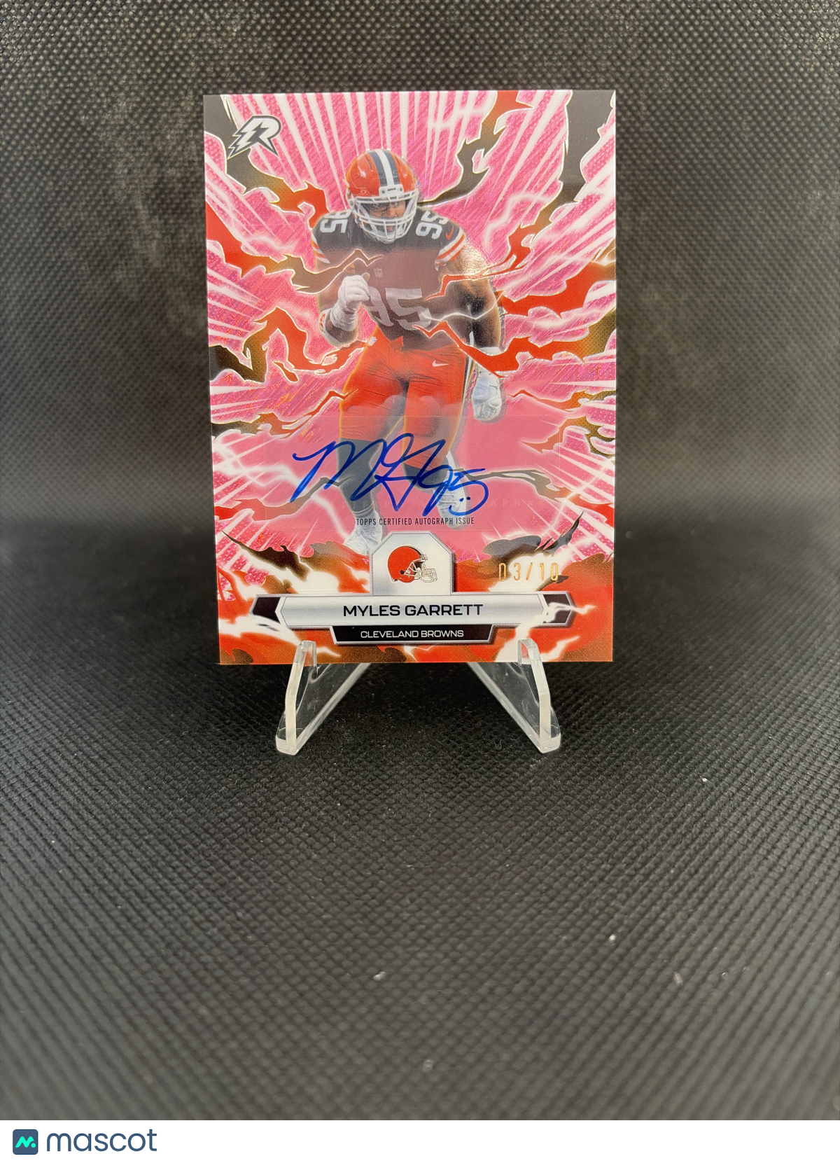 2026 Topps Resurgence Myles Garrett Black Power Surge Auto /10
