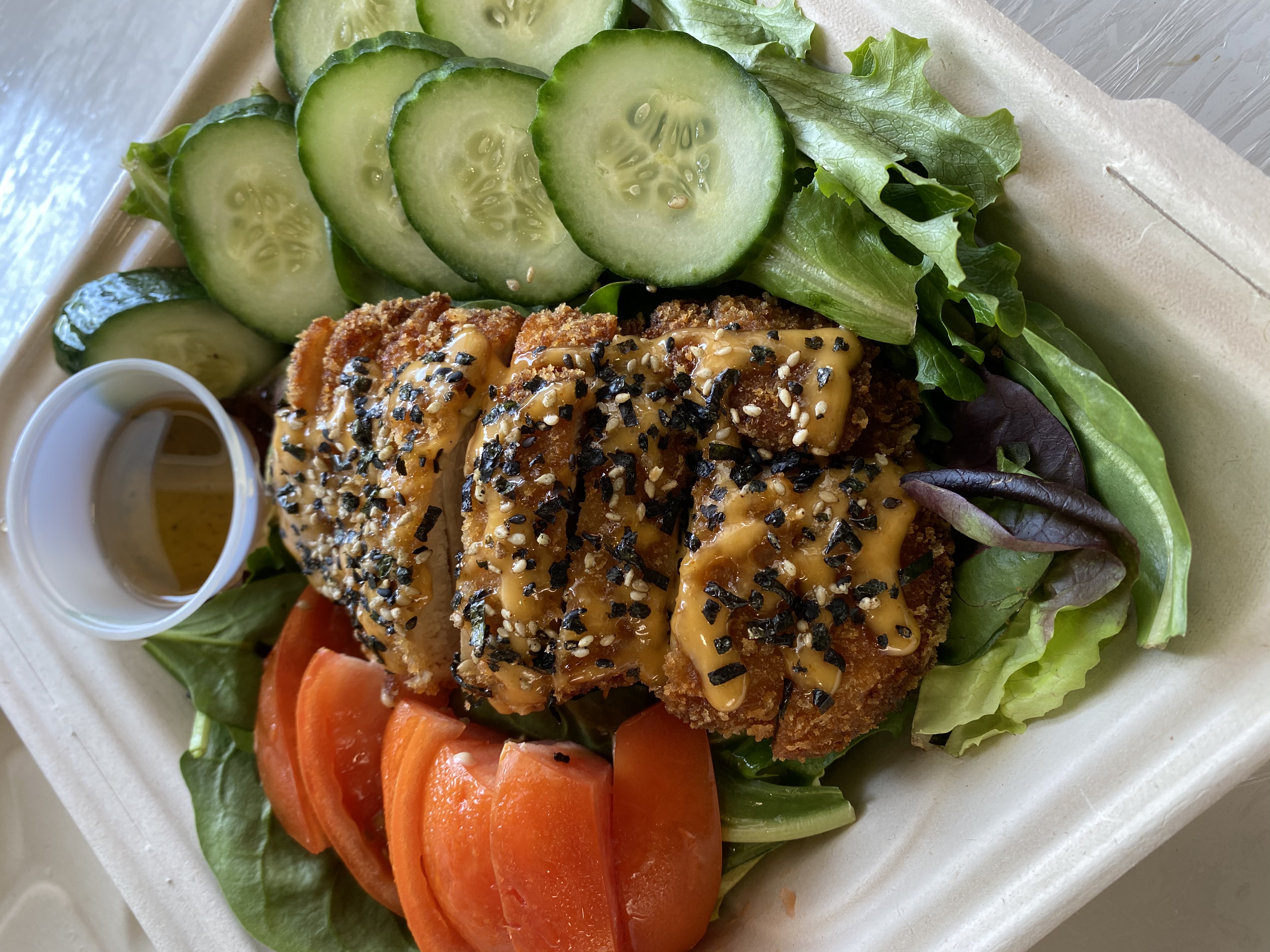 Hurricane Chicken Katsu Salad