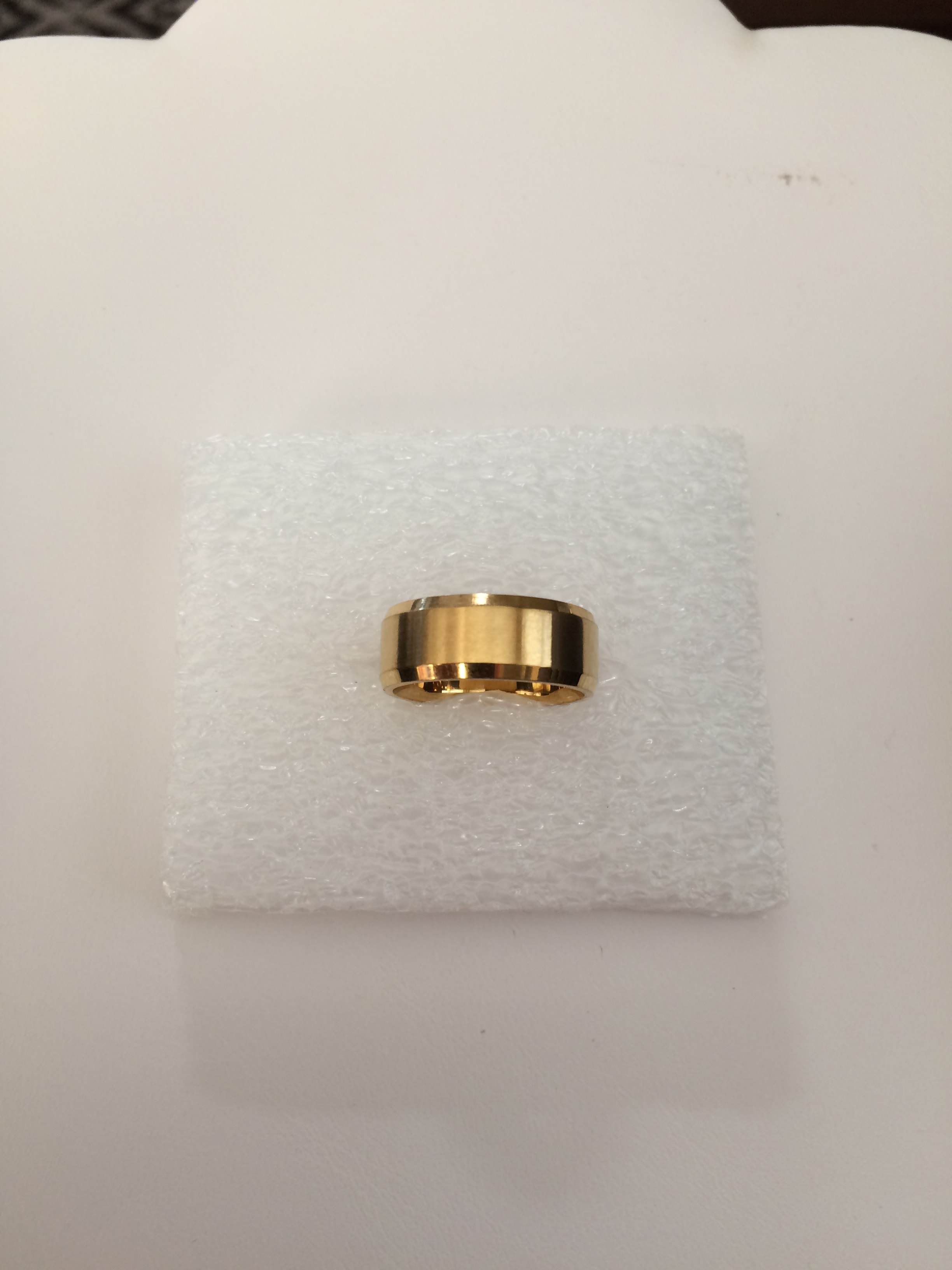 Golden Stainless Steel Ring