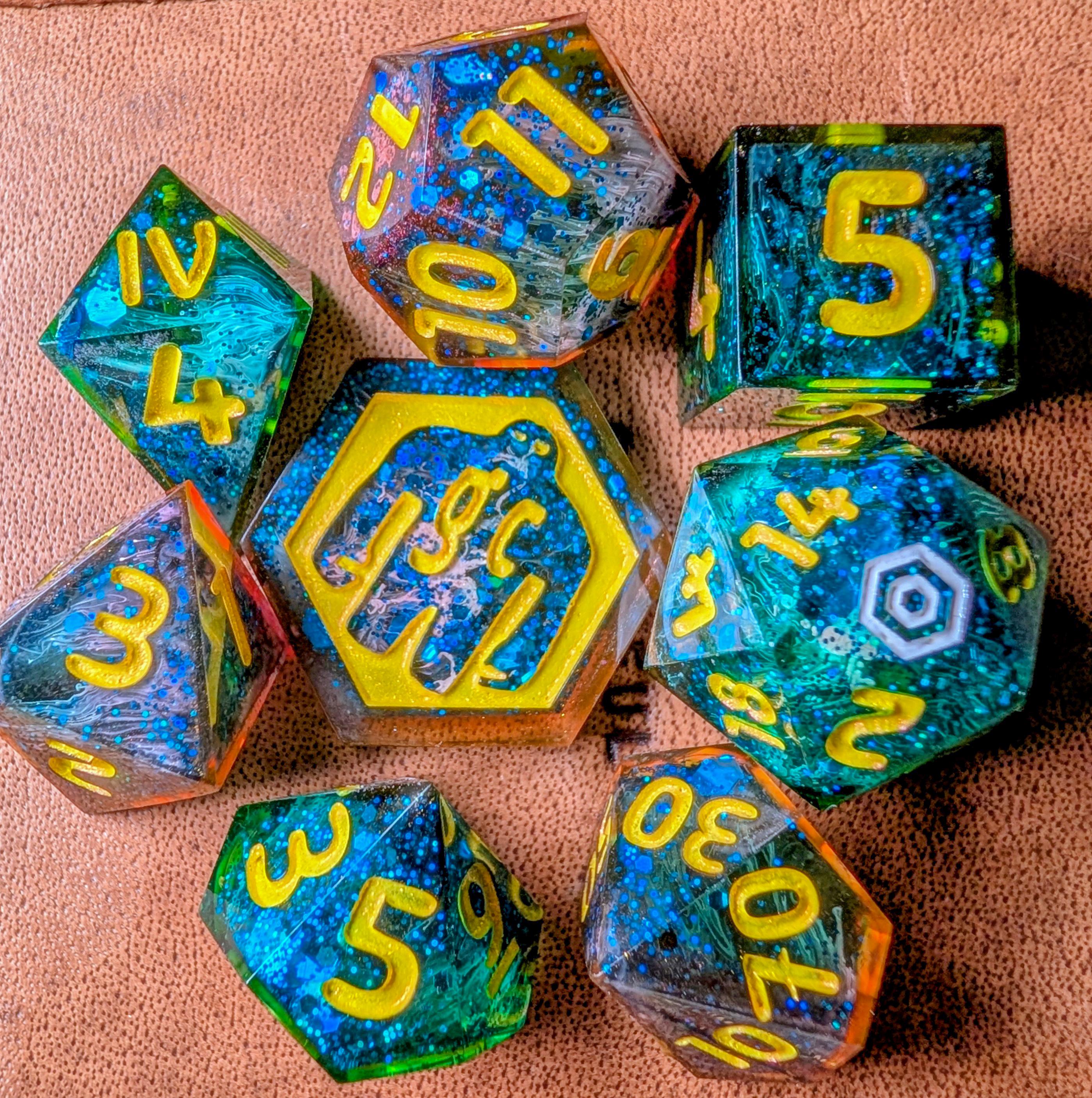 "WILD MAGIC" TTRPG Dice Set