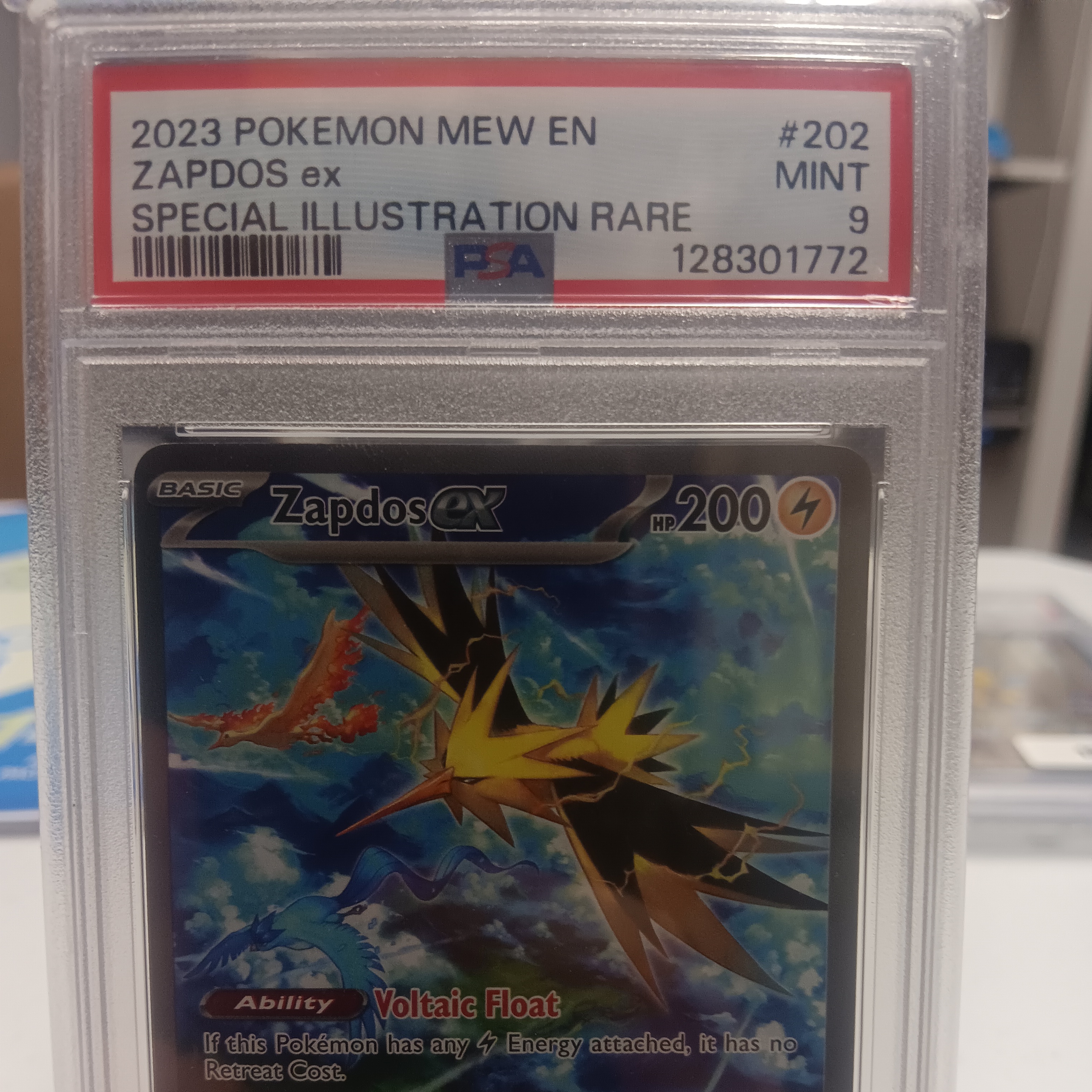 Psa 9 Zapdos SIR Graded Card