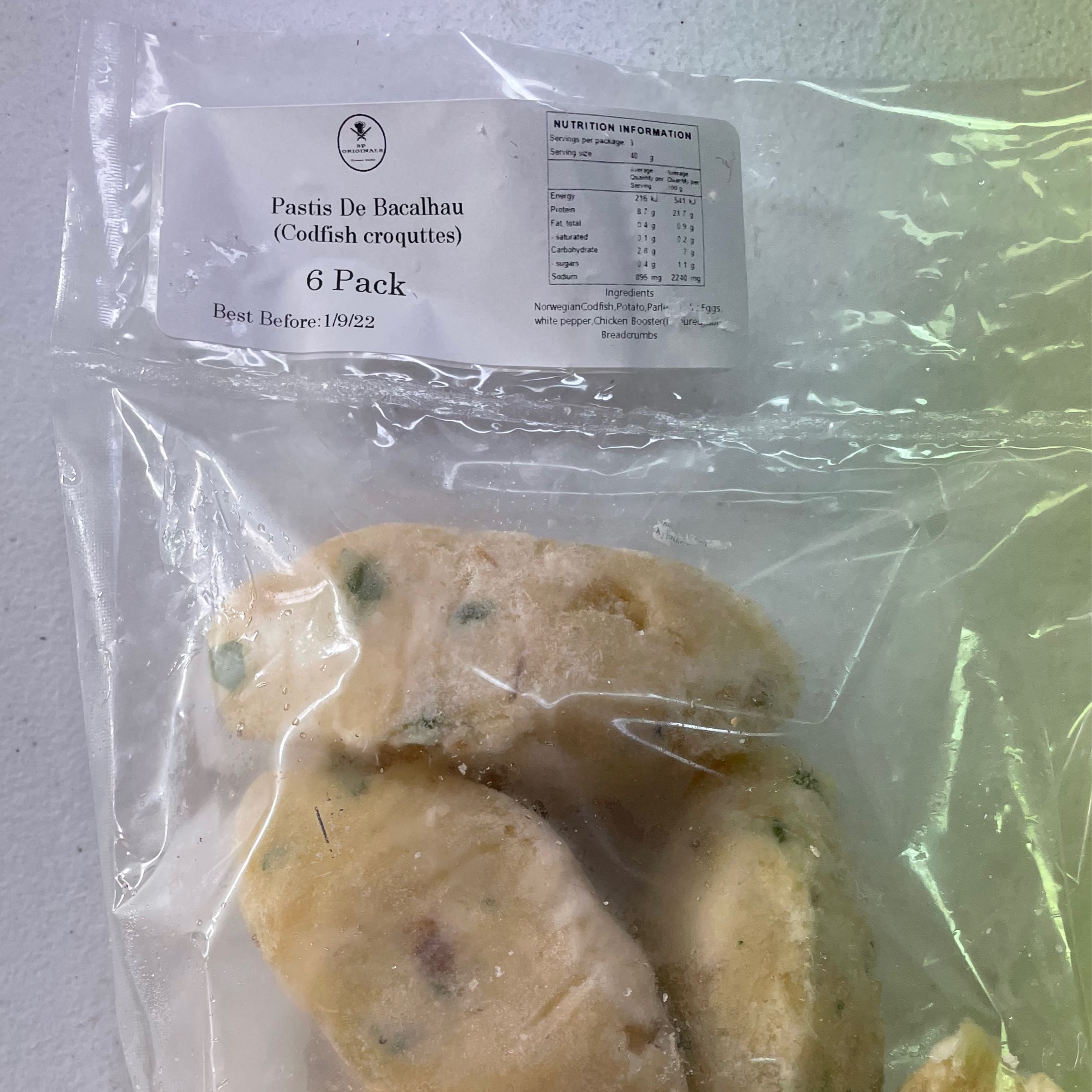 Pastie de bacalhau 6 pack