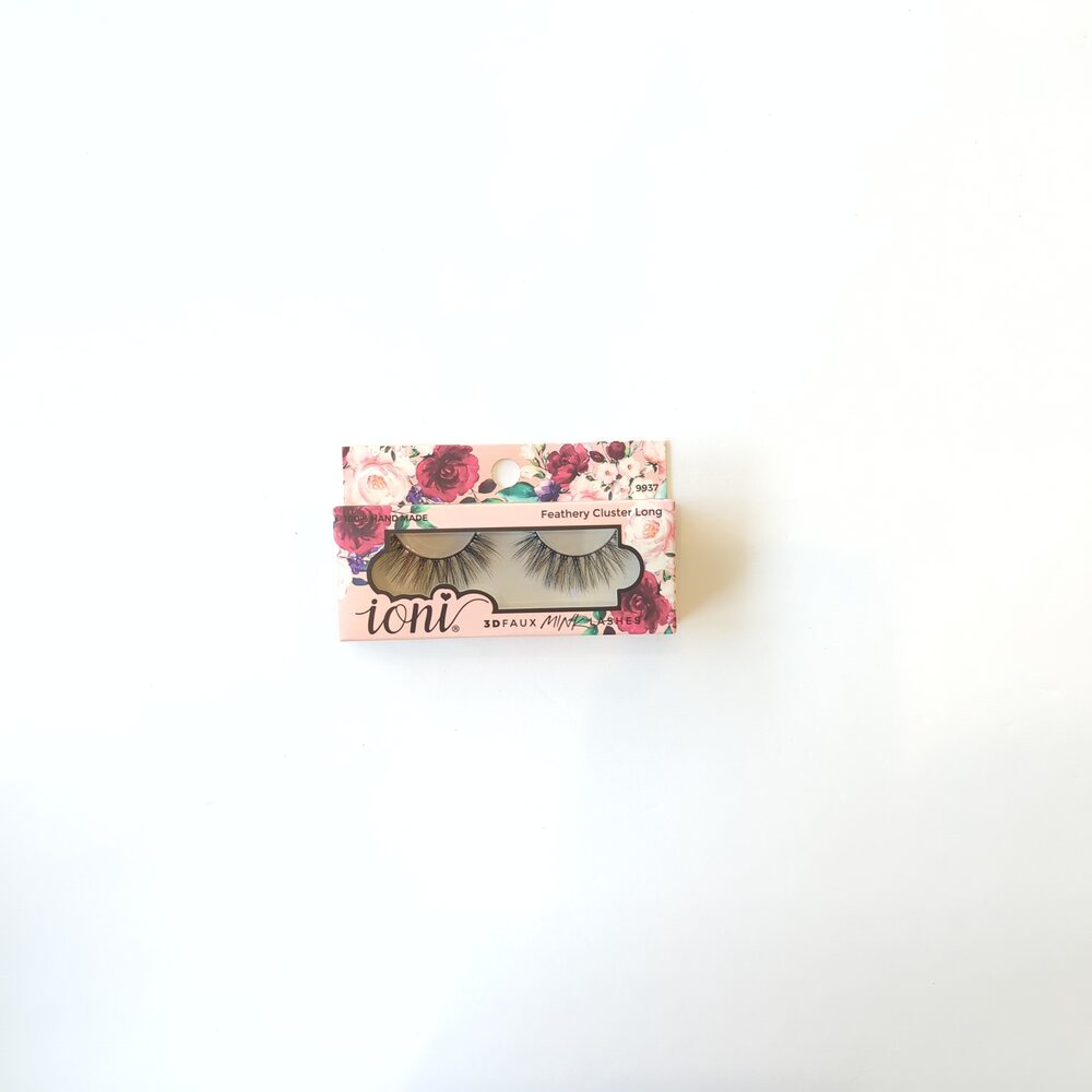 ioni 3D Faux Mink Lashes - Feathery Cluster Long