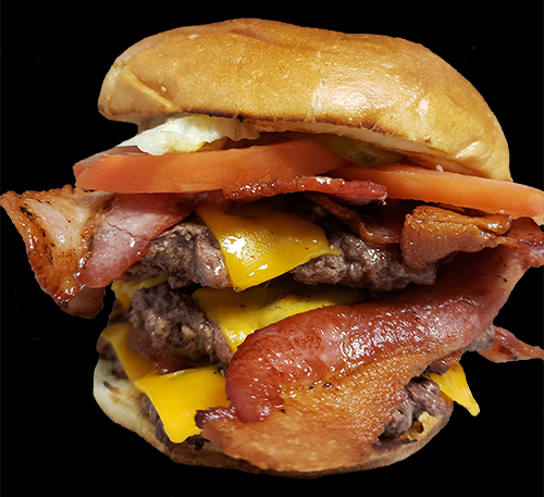 🍔🥓🧀3️⃣ Triple Bacon Cheeseburger