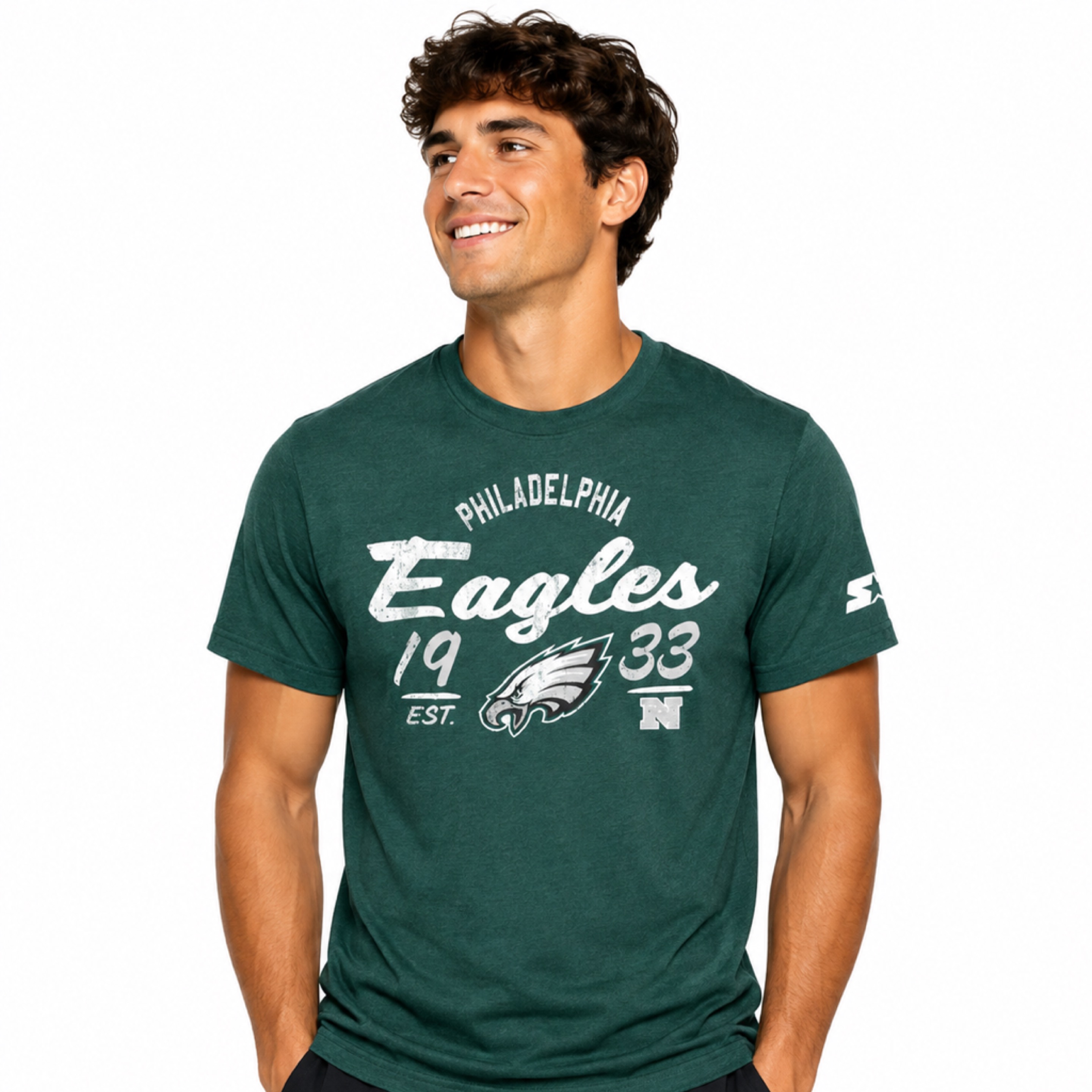 Philadelphia Eagles Marine Green Starter Heritage Shirt