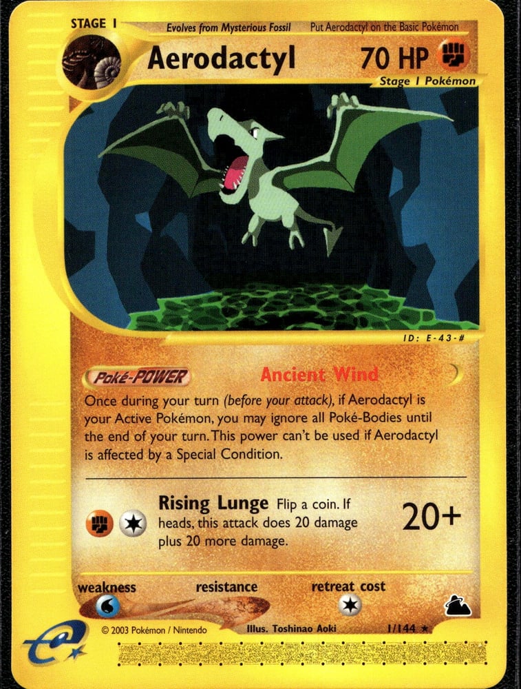 Aerodactyl - ECARD3 1/144