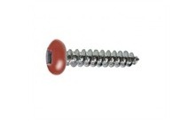 #6x5/8" Pan-Head (Square) Metal Screw Tile Red