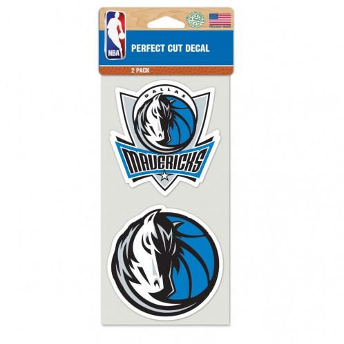 Dallas Mavericks Perfect Cut Decals 2 pack