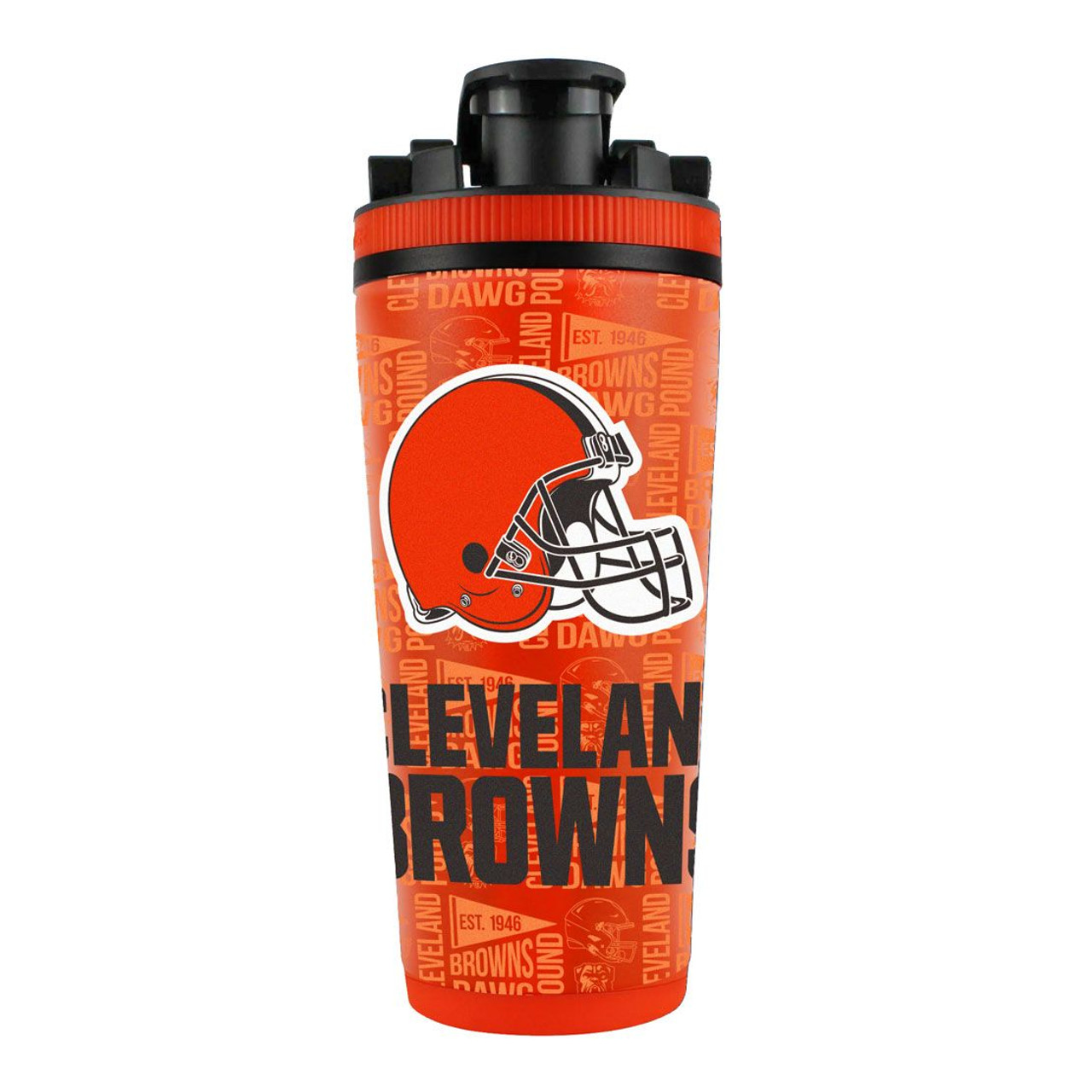 Cleveland Browns 4D Stainless Steel Ice Shaker 26oz