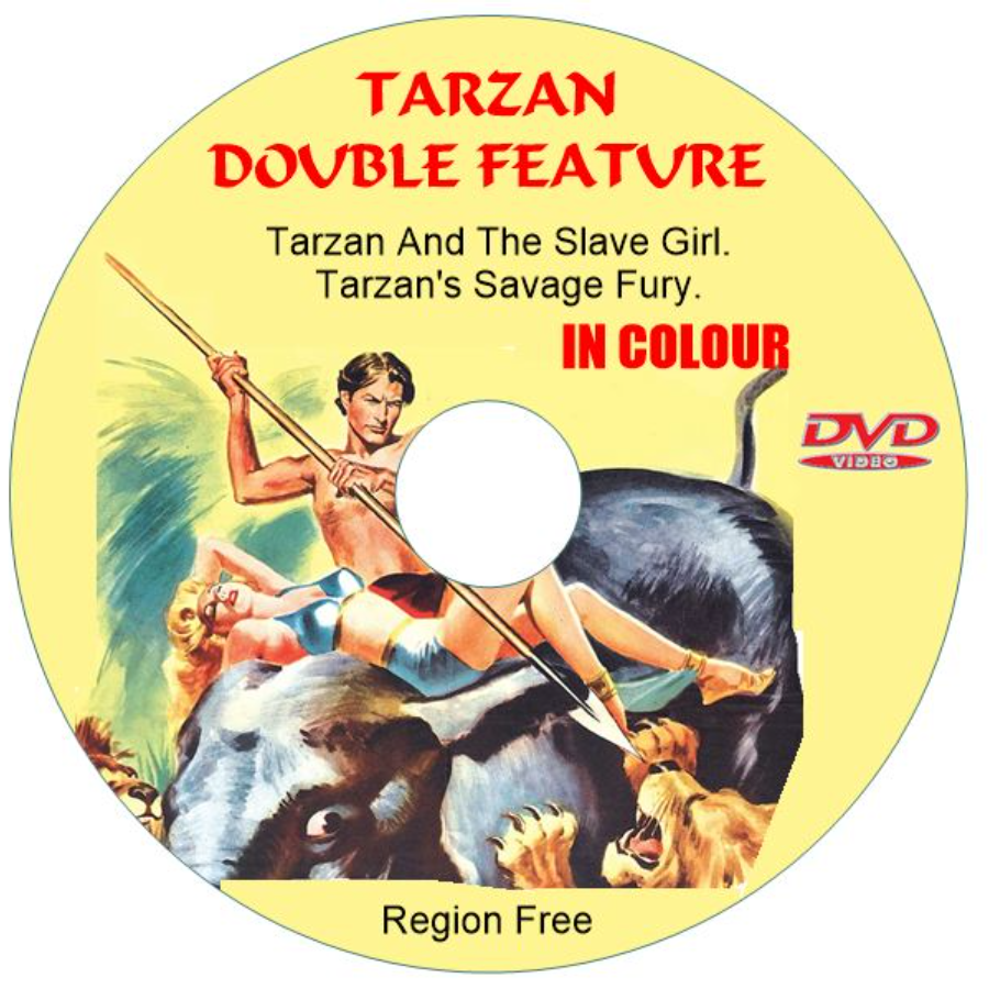 Lex Barker as Tarzan. Double Feature DVD