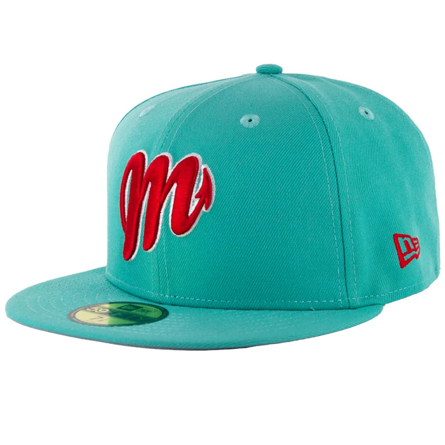 Diablos Rojos de Mexico New Era 59FIFTY Alternate Mint Green Fitted Hat