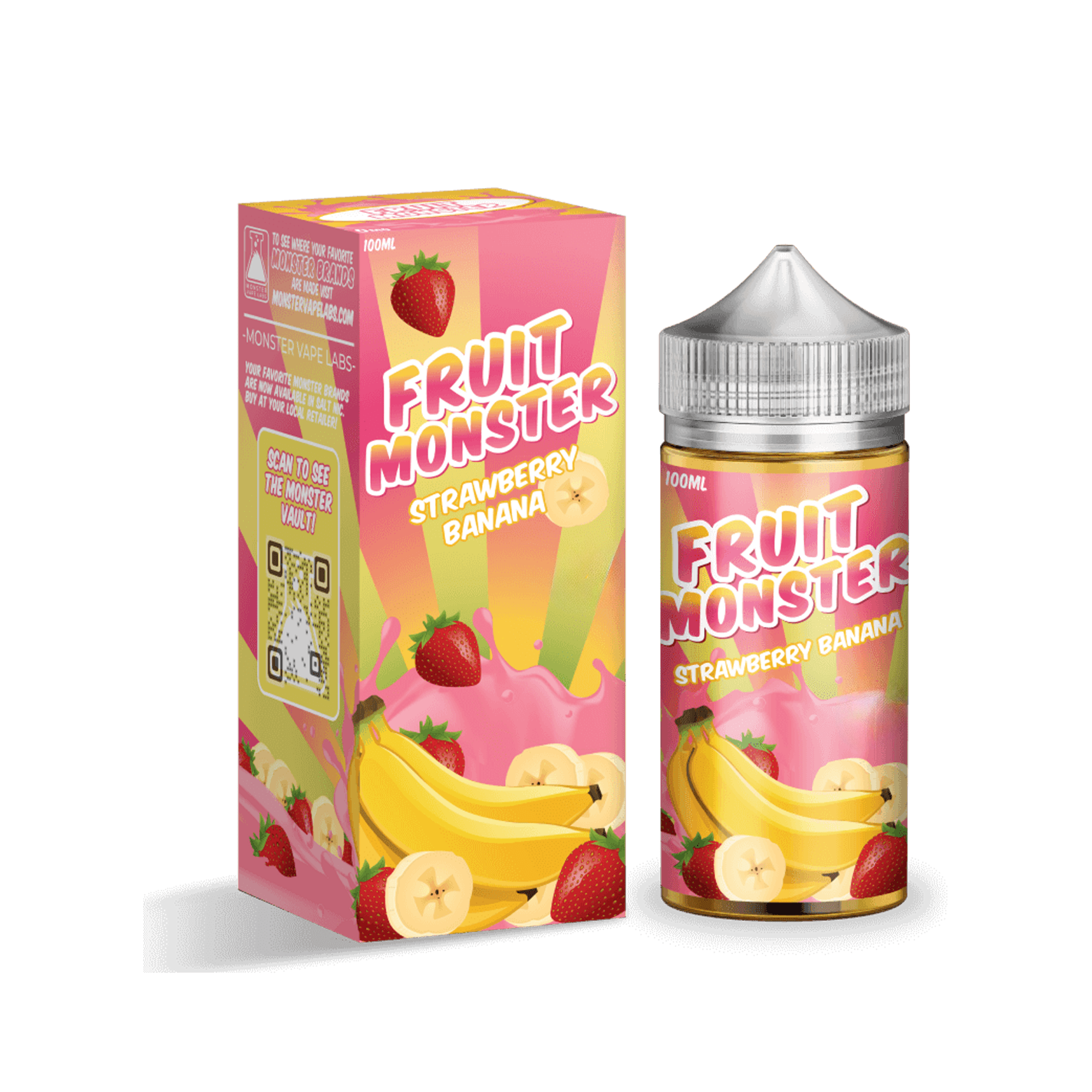 Fruit Monster Strawberry Banana 0mg