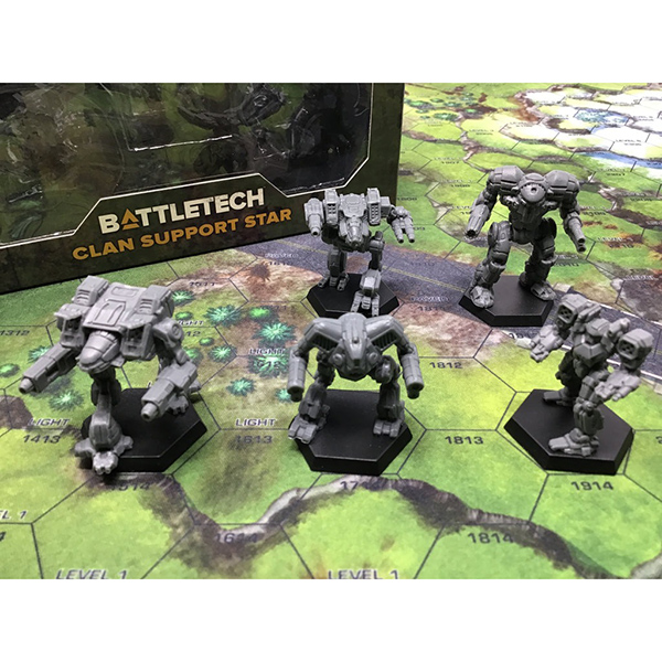 BattleTech: Clan Support Star Miniatures