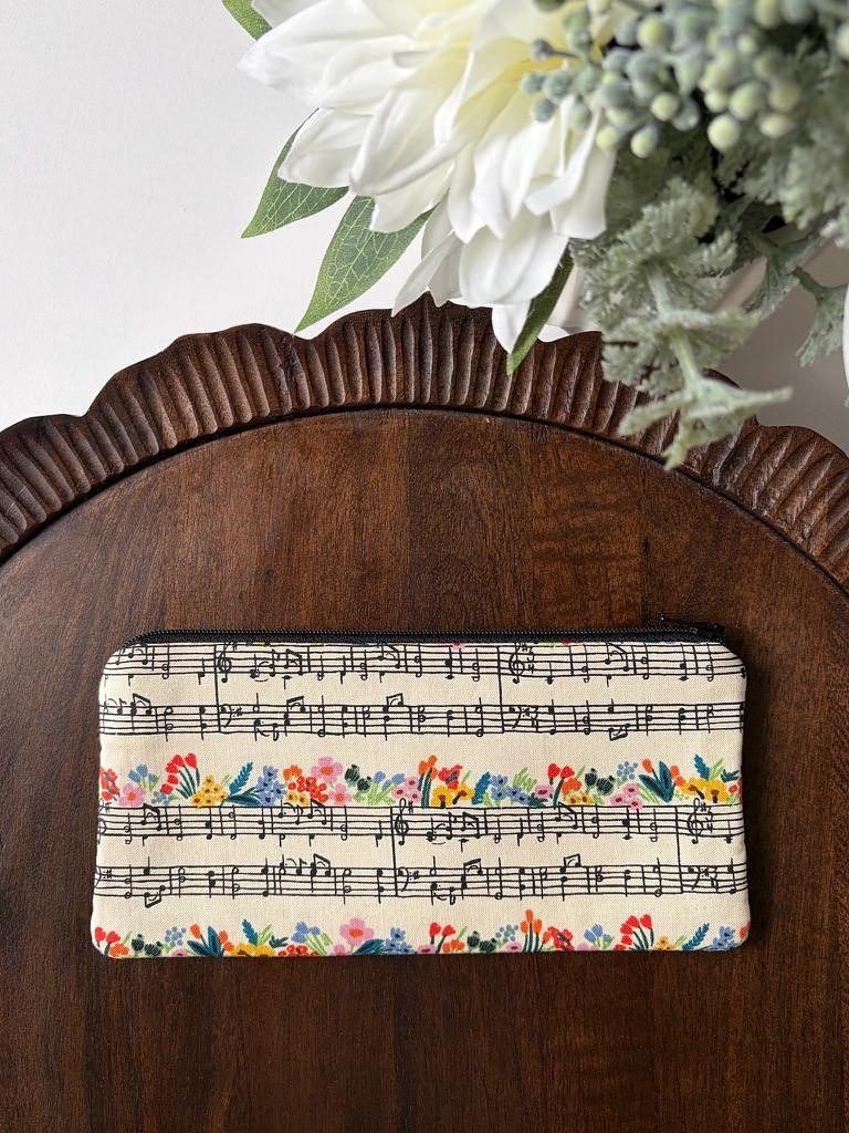 Pencil Pouch – Music Notes, photo 5 of 6